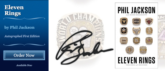 Eleven Rings - Signed by Phil Jackson
