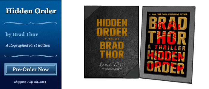 Hidden Order - Signed by Brad Thor